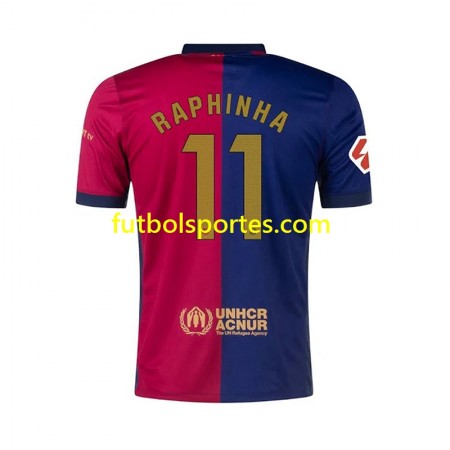 Camiseta FC Barcelona RAPHINHA 11 Primera Equipación 2024/2025